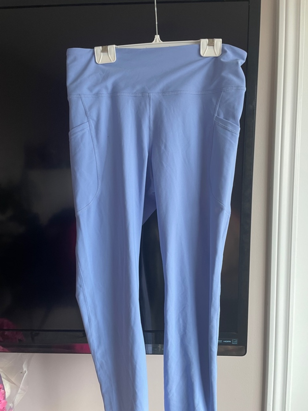Old Navy Light Blue High-Waist Active Leggings